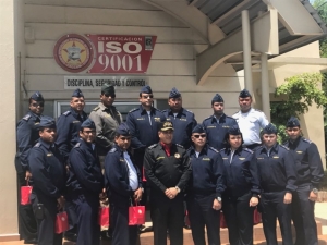 Estudiantes De La D&eacute;cimo Cuarta (XIV), Promoci&oacute;n De La Especialidad Y Estado Mayor A&eacute;reo, Visita Las Instalaciones Del CECCOM