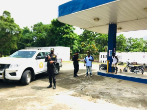 CECCOM. Regional Cibao Sur, paraliza las operaciones de una estaci&oacute;n de GLP ubicada en Villa Altagracia.